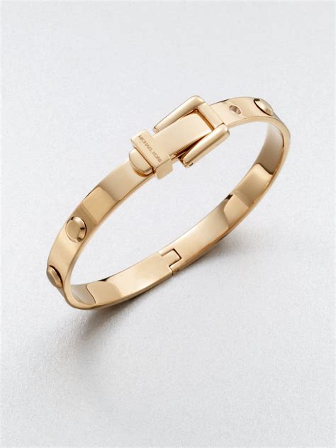 michael kors buckle bracelet rose gold|michael kors diamond bangle bracelet.